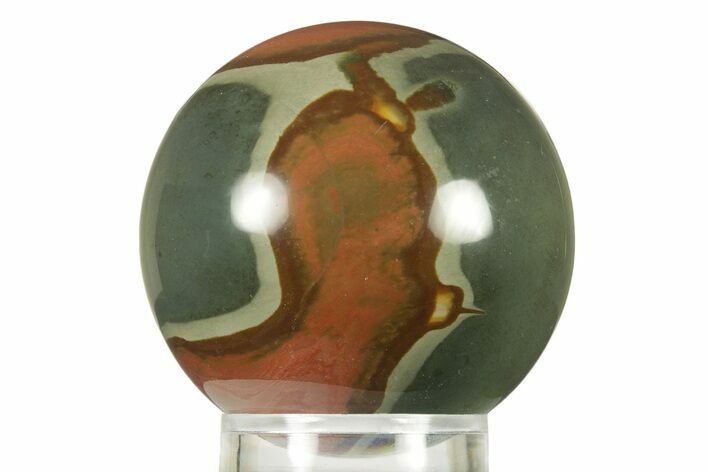 Polished Polychrome Jasper Sphere - Madagascar #383951